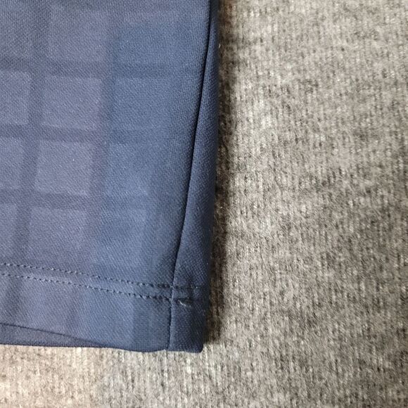 Nike Polo Dri-Fit Essentual Golf  Men's Size M Black Checkered Collar CU9788 - Picture 3 of 6